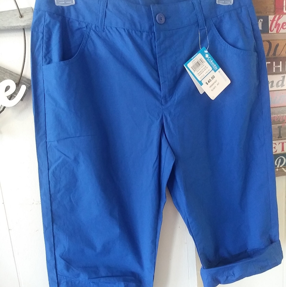 Columbia Quail hollow Capril Nwt Size 10 inseam20